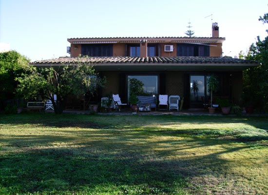 Vista della casa