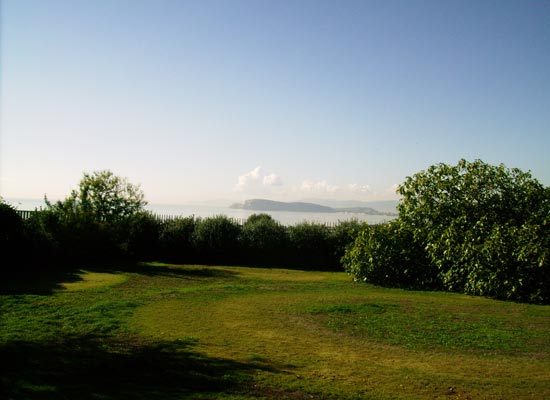 Vista dal giardino